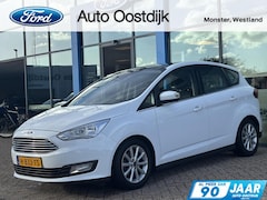Ford C-Max - 1.0 Titanium 125PK Panodak Cruise Elek. Achterklep Verwarmde Voorruit Navi Climate Parkeer