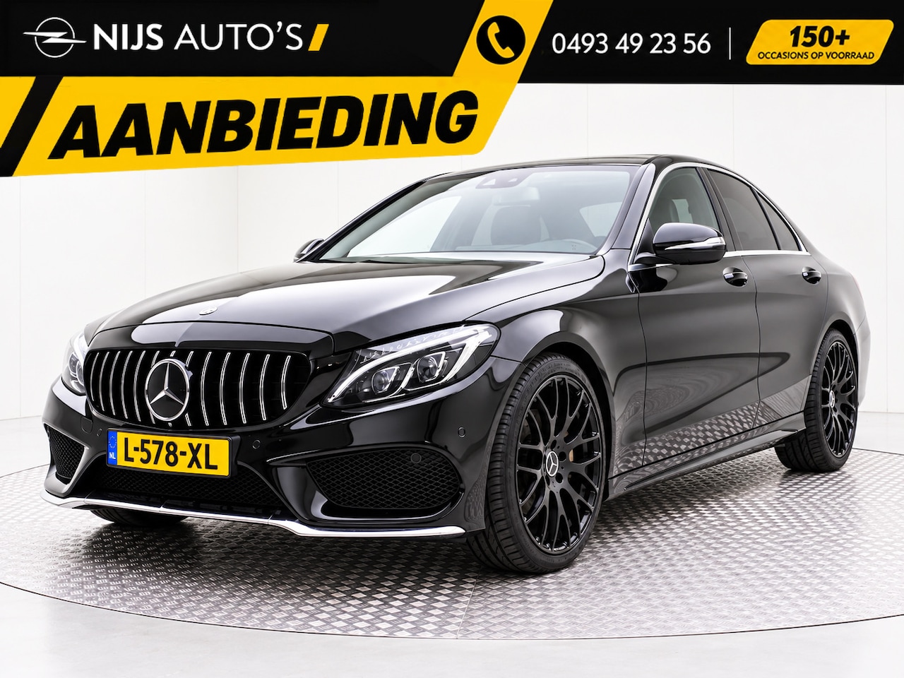 Mercedes-Benz C-klasse - 200 Prestige | Automaat | AMG-Styling | Camera | Burmester Audio | Navigatie Fullmap | Key - AutoWereld.nl