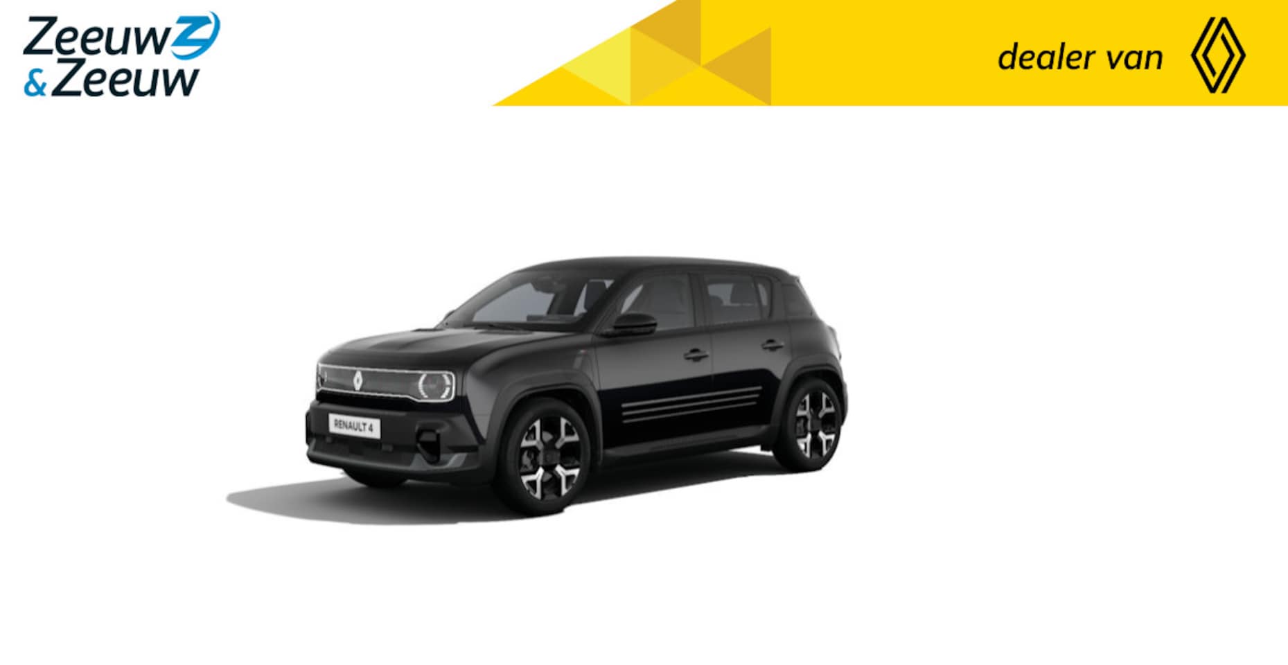 Renault 4 - comfort range techno 52 kWh Nu met extra  € 4385,- Zeeuw & Zeeuw korting! Uit voorraad lev - AutoWereld.nl
