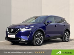 Nissan Qashqai - 1.3 MHEV Xtronic Tekna Plus / Panorama dak / Leder / Elektrische stoelen met massage funct