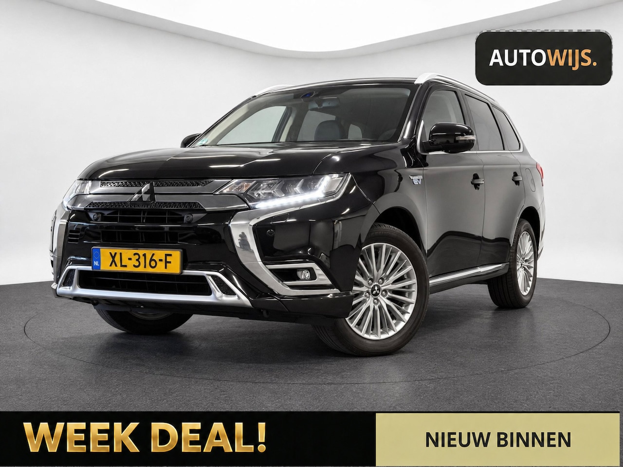 Mitsubishi Outlander - 2.4 PHEV Intense+|Alcantara|CAMERA|NAVI|LED|NL AUTO - AutoWereld.nl