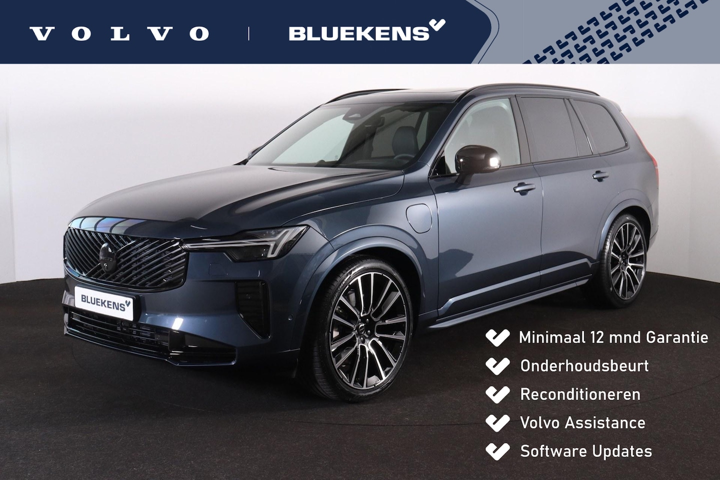 Volvo XC90 - T8 Recharge AWD Ultra Black Ed. Exec. - Luchtvering - Panorama/schuifdak - IntelliSafe Ass - AutoWereld.nl