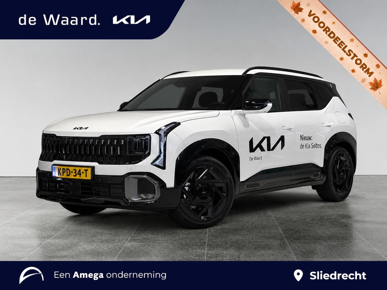Kia Seltos - X-Line Demo Edition 1.6 T-GDi 180pk DCT7 | 19'' LM-VELGEN ZWART | 360° CAMERA | STOEL + ST - AutoWereld.nl