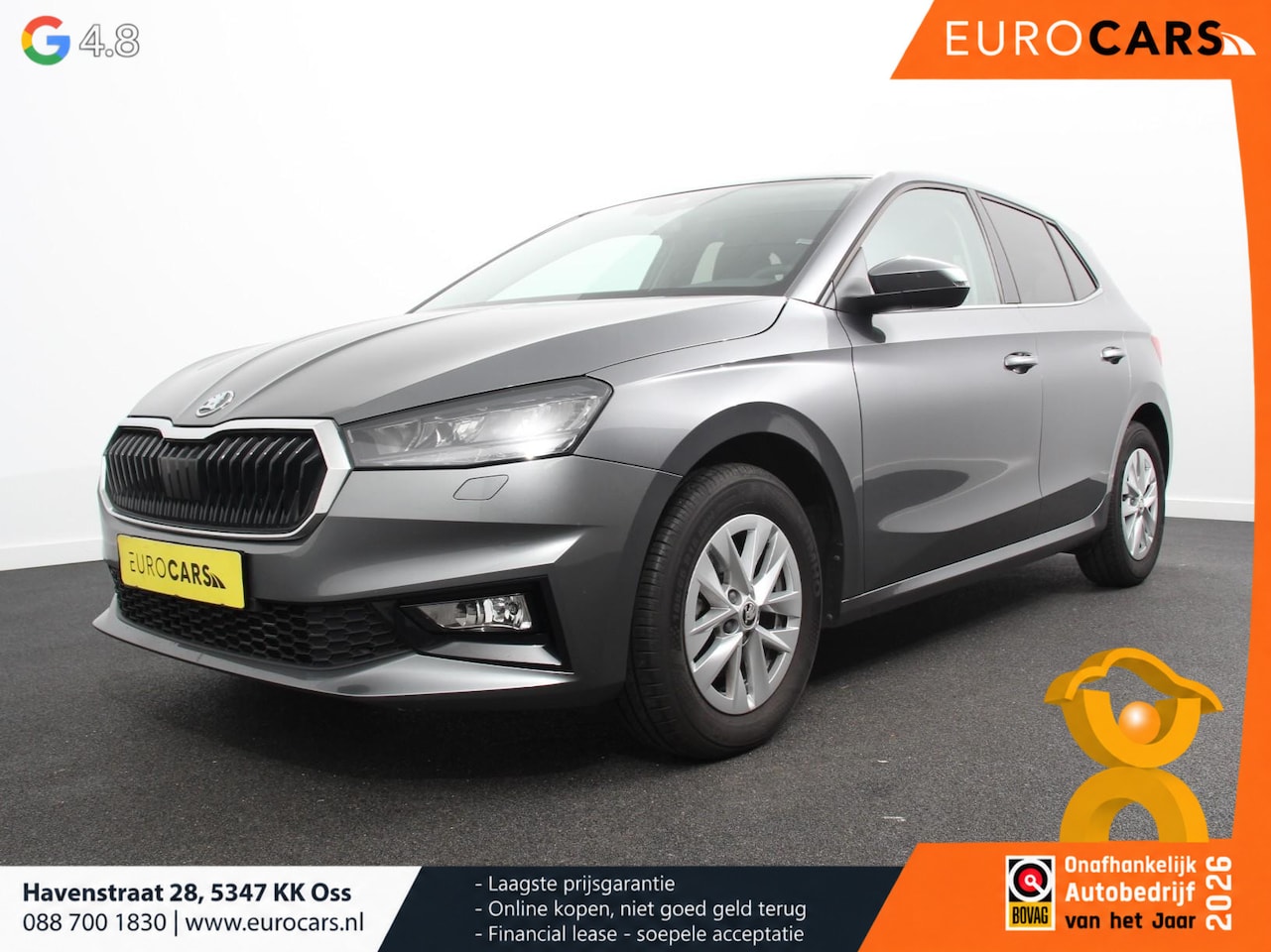Skoda Fabia - 1.0 TSI 110pk Automaat Selection Climate control Adaptieve cruise control Lane assist Park - AutoWereld.nl