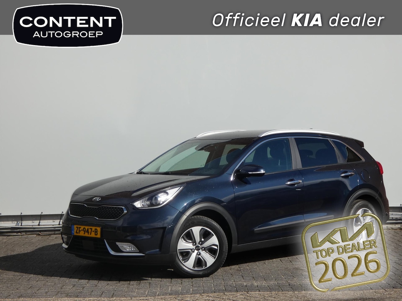 Kia Niro - 1.6 GDi Hybrid 141pk DCT6 DynamicPlusLine - AutoWereld.nl