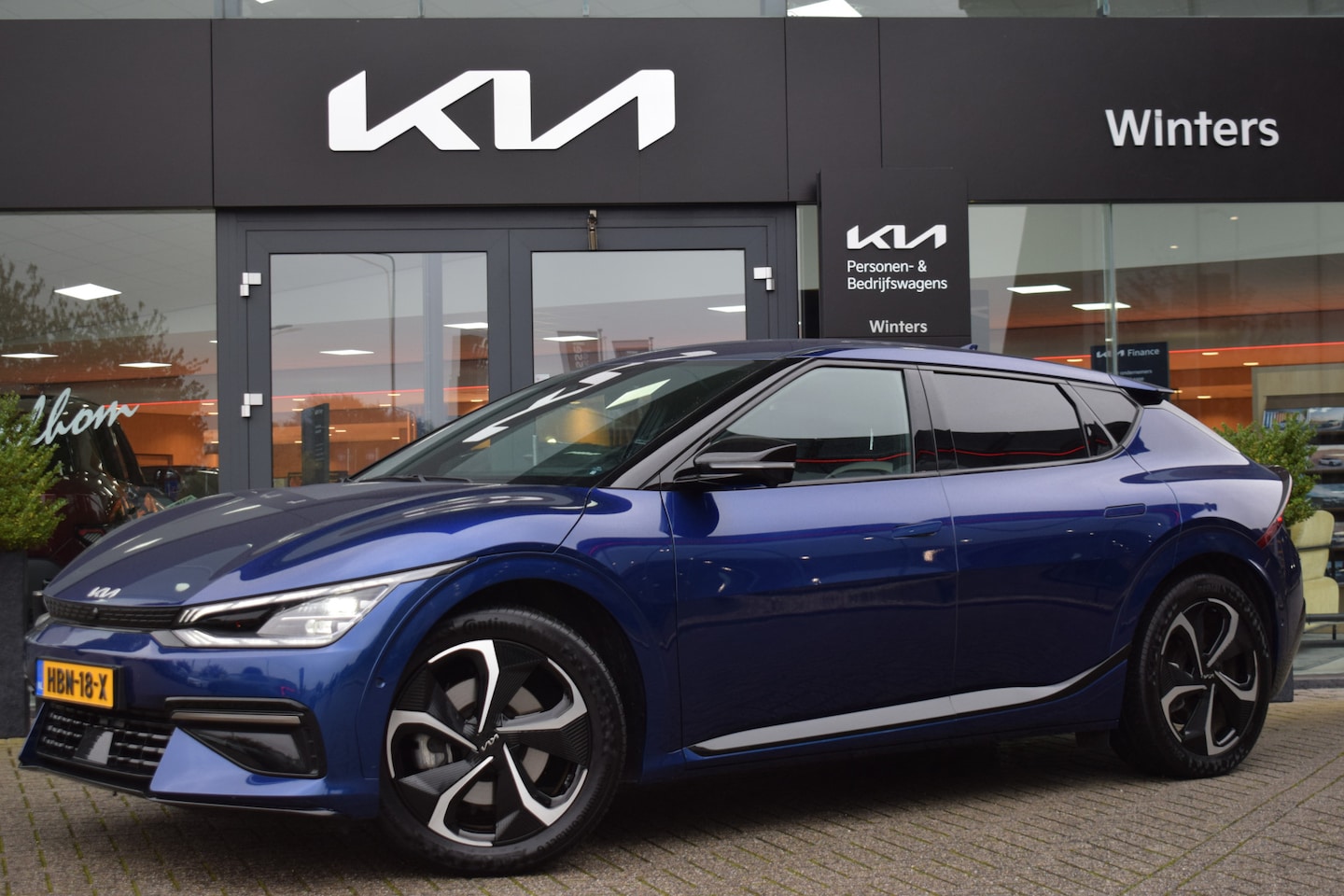 Kia EV6 - GT-Line 77.4 kWh | Adaptive Cruise | Trekhaak | 360' Camera | Memory | Stoelverwarming + V - AutoWereld.nl