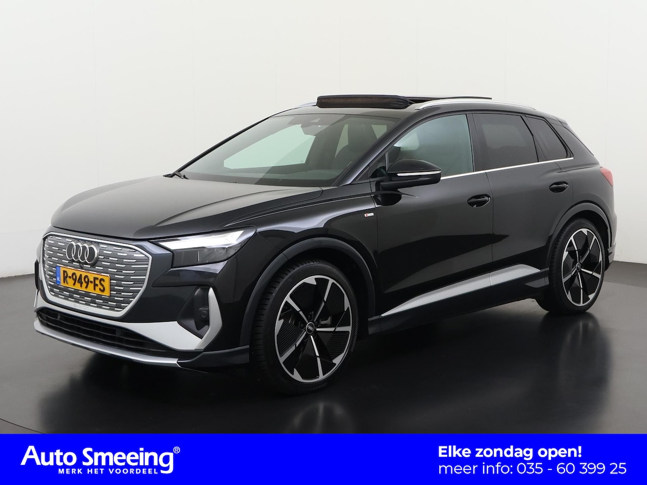 Audi Q4 e-tron - 40 S-Line 77 kWh | SOH 93% | Panoramadak | Leder | SONOS Sound | Zondag Open! - AutoWereld.nl