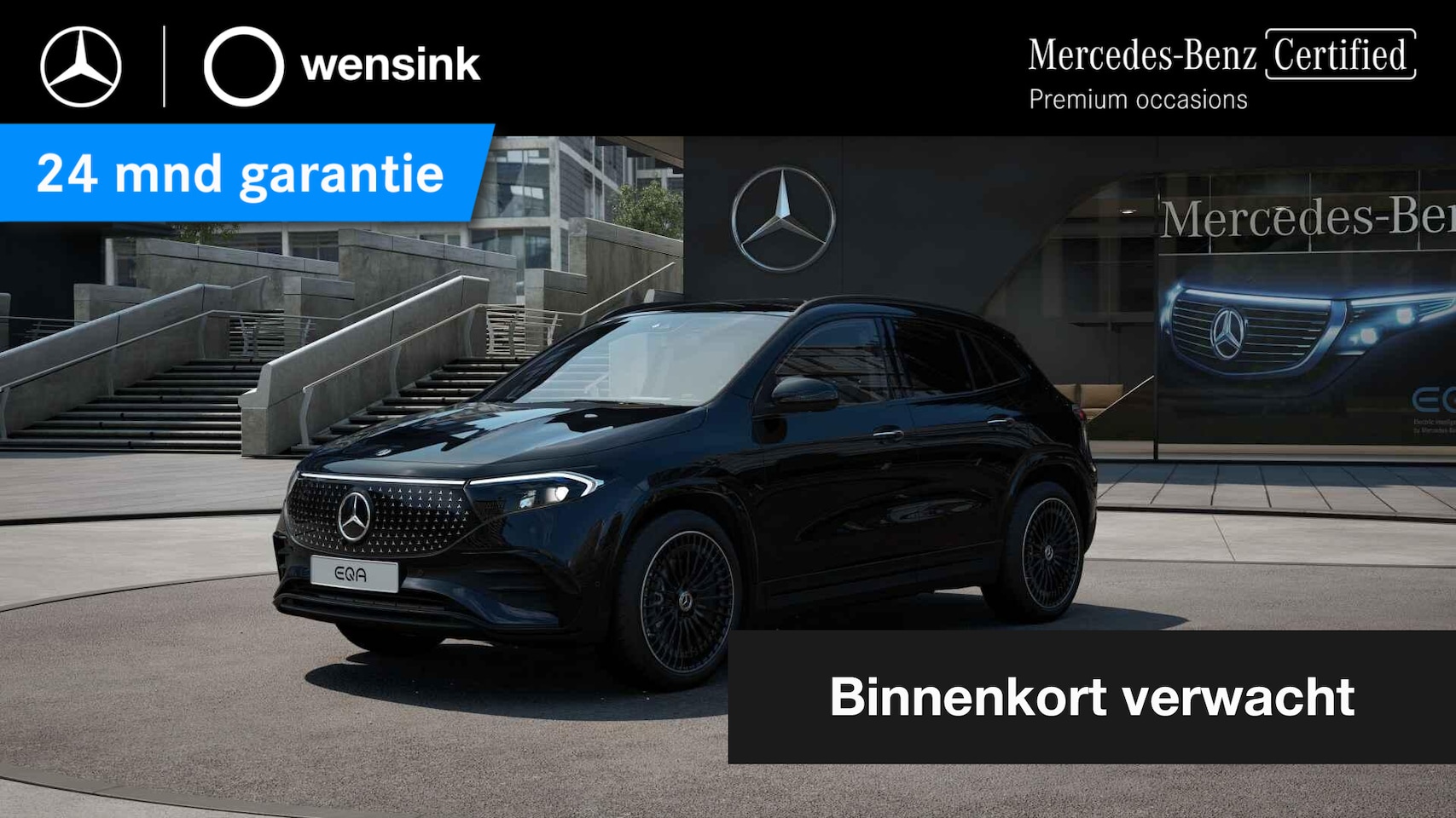 Mercedes-Benz EQA - 250+ Business Solution AMG 71 kWh | Night |  20" Multispaaks lichtmetalen velgen | Headup - AutoWereld.nl