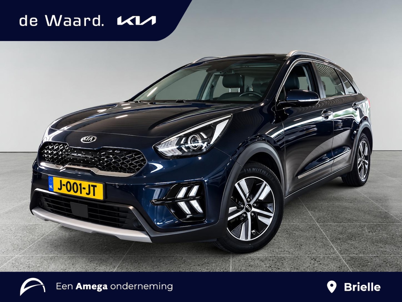 Kia Niro - DynamicLine 1.6 GDi Hybrid 141pk | LAGE KM-STAND! | NL-AUTO | NAVI | CAMERA | APPLE CARPLA - AutoWereld.nl
