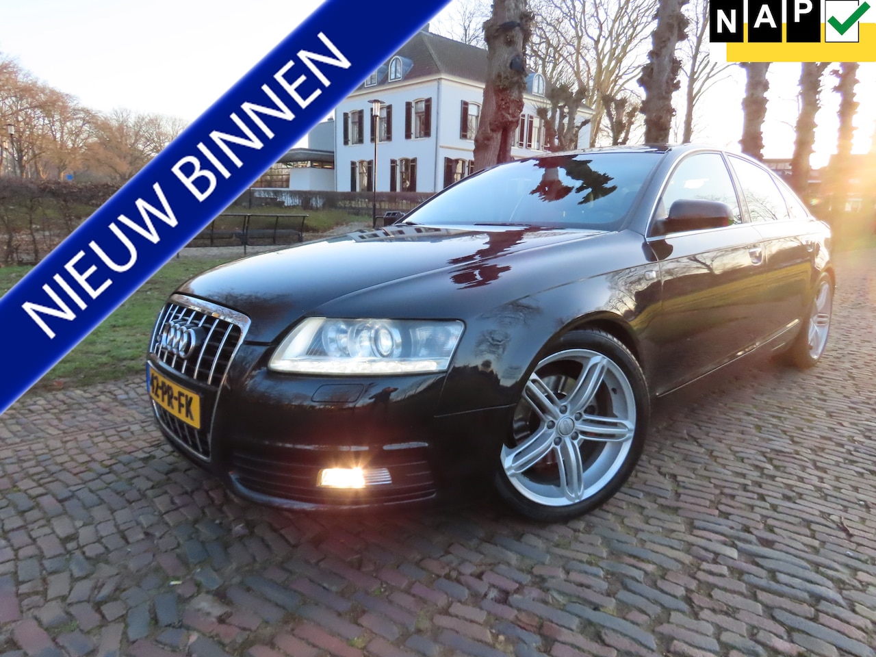 Audi A6 Limousine - 2.4 Pro Line S-Line Leer Stoelverwarming Ecc Cruisecontrol Navigatie Xenon/Led Lm Velgen - AutoWereld.nl