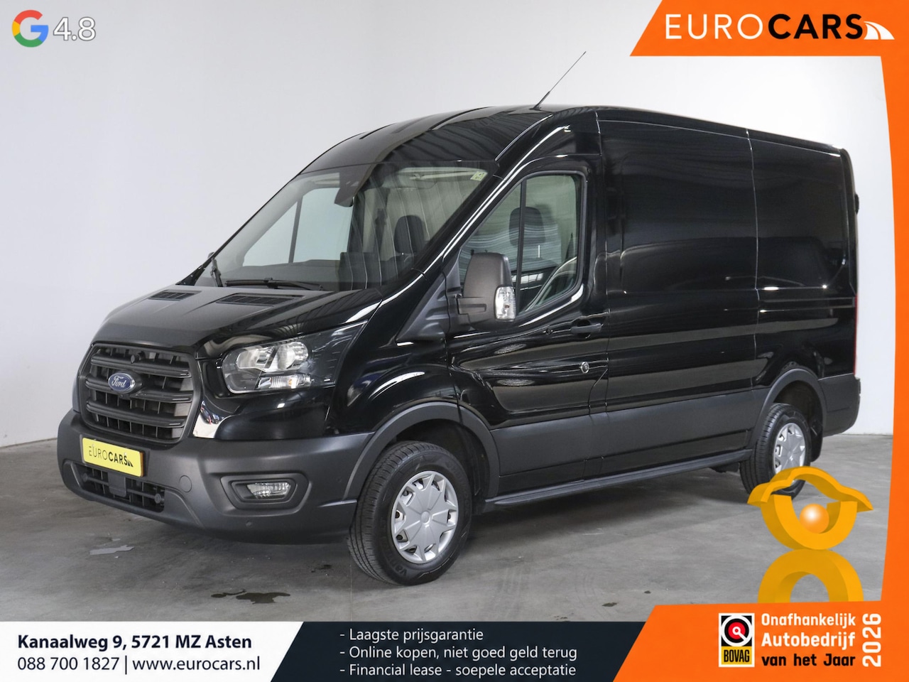 Ford Transit - 310 2.0 TDCI L2H2 Trend Automaat Airco Bluetooth Camera Cruise Control - AutoWereld.nl