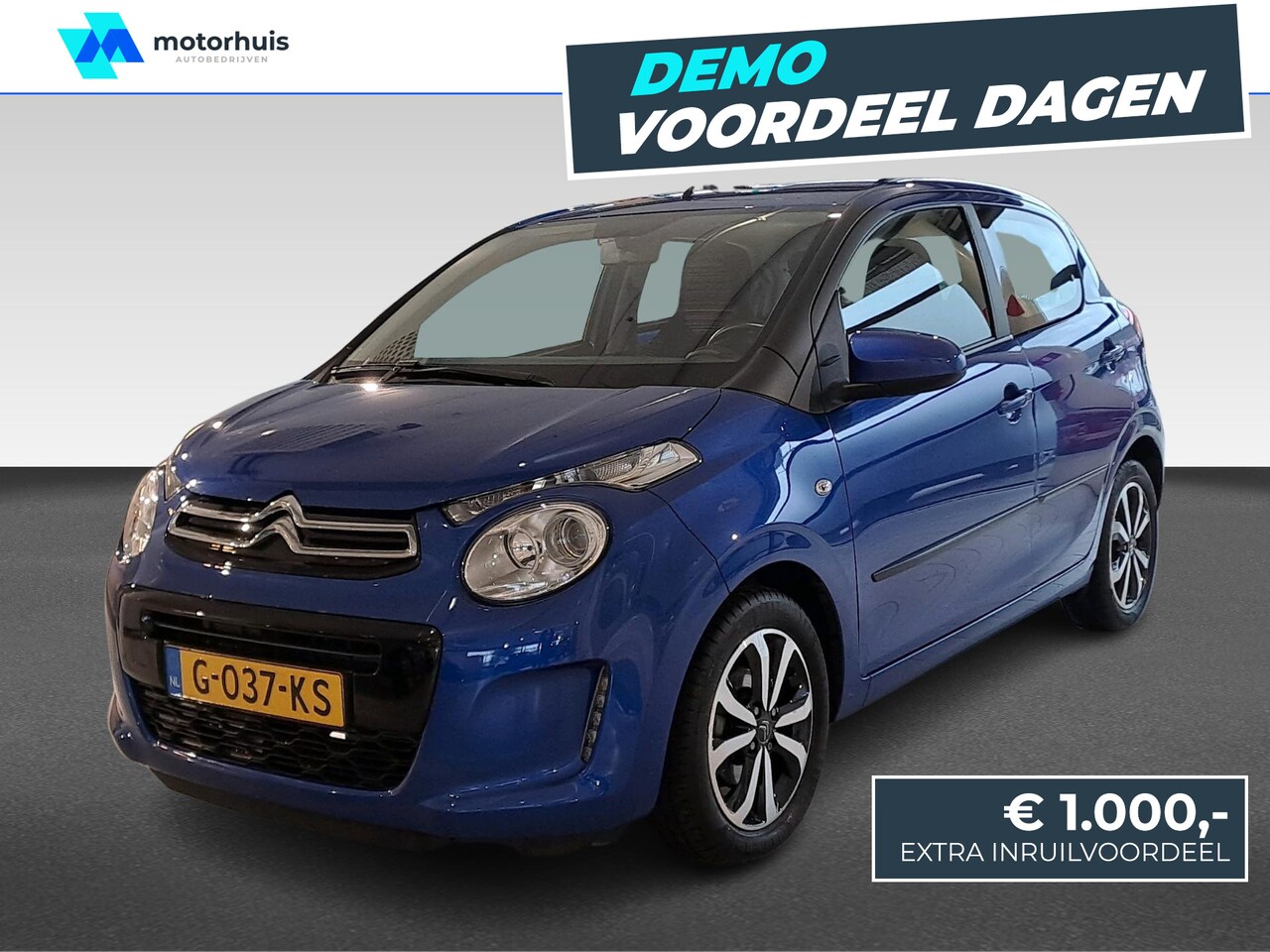 Citroën C1 - 1.0 VTi Shine Automaat/ Carplay | Achteruitrijcamera | Airconditioning | Audiosysteem: Mul - AutoWereld.nl