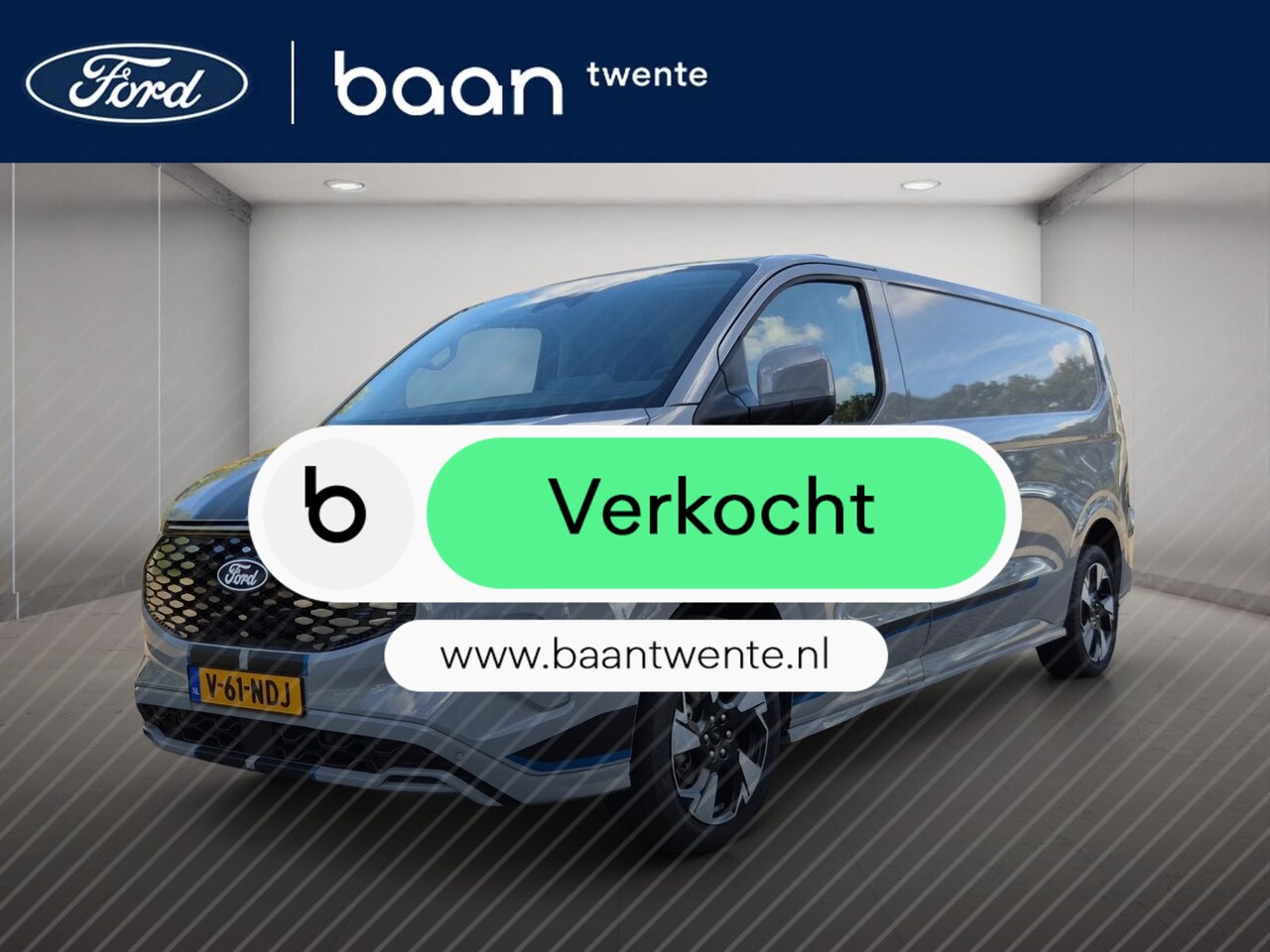 Ford Transit Custom - E-Transit 340 L2H1 Sport 65 kWh | Trekhaak | 2.300 kg trekvermogen | 19 inch | Direct rijd - AutoWereld.nl