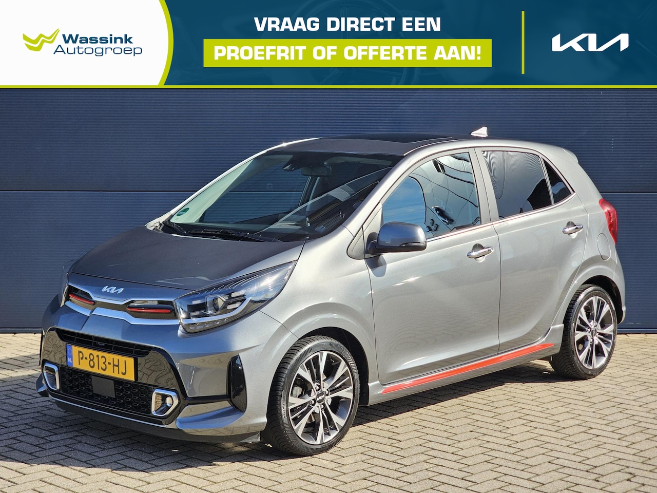 Kia Picanto - 1.0 T-GDi GT-Line 5p 100 PK | Pano | Stoel/stuur verw. | Carplay | - AutoWereld.nl