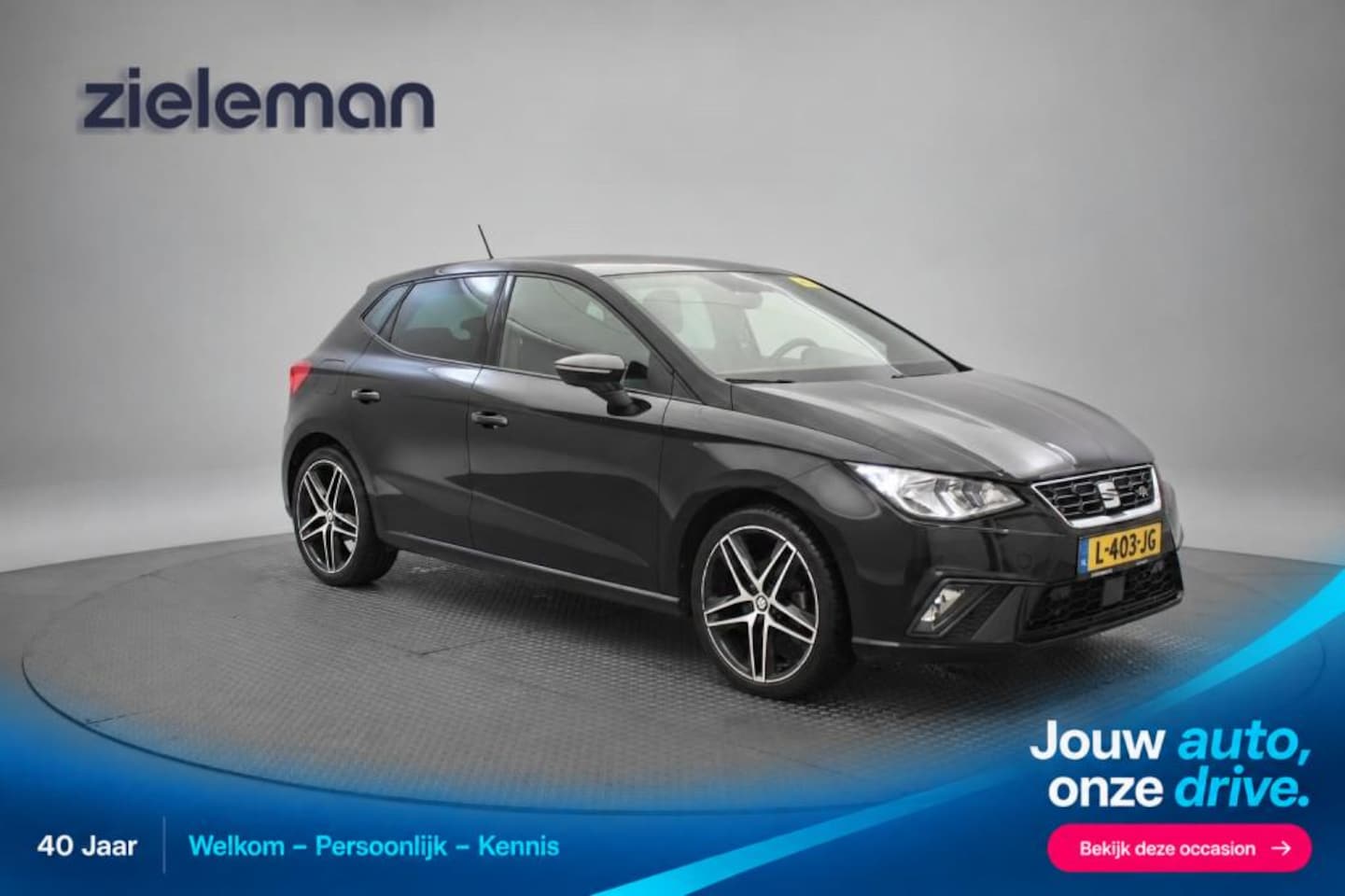 SEAT Ibiza - 1.0 TSI FR Business Intense - Carplay, Camera, Adapt. Cruise, Clima - AutoWereld.nl