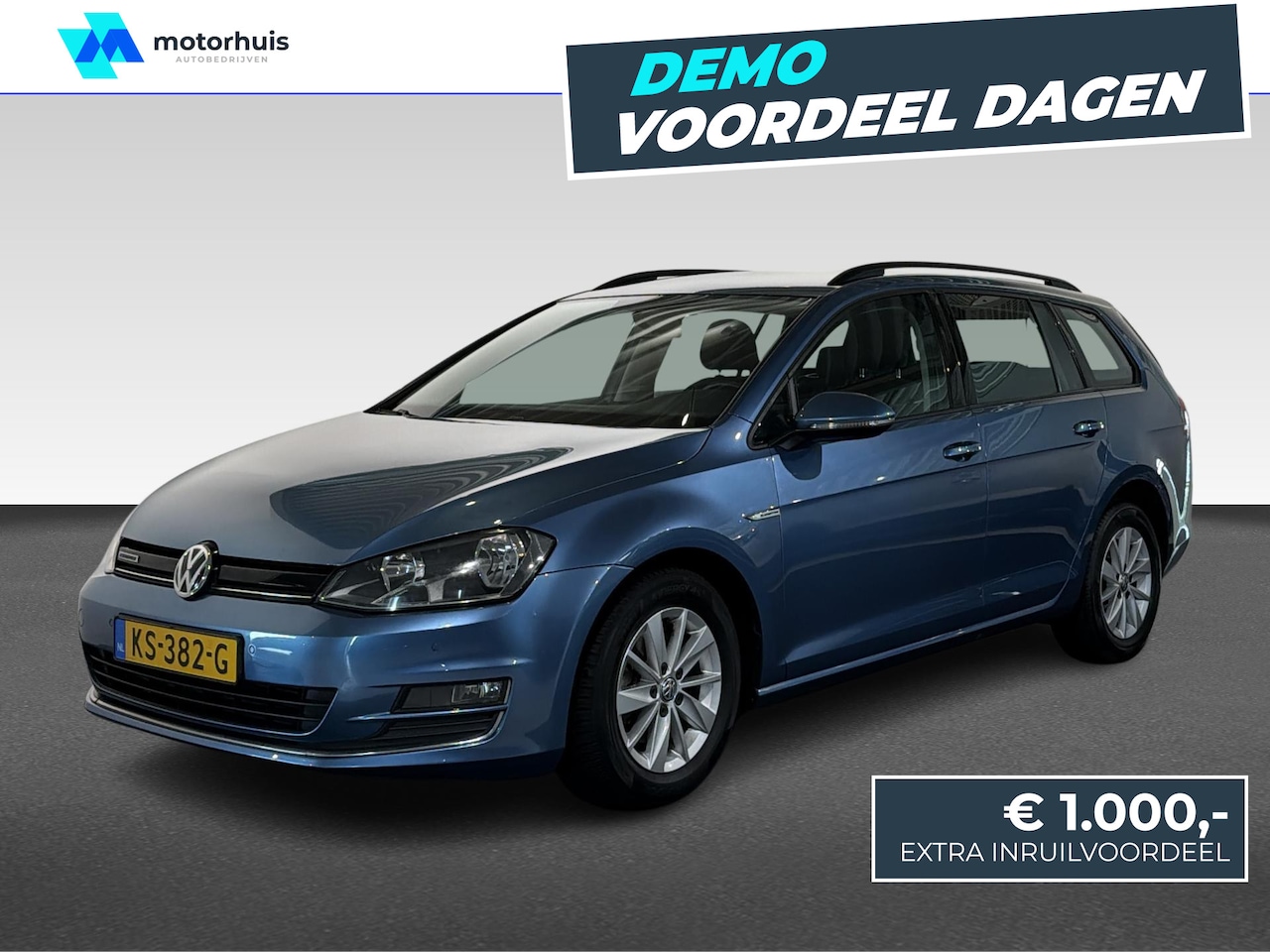 Volkswagen Golf Variant - 1.0 TSI Trendline | Airco | Dakrails | Elektrische ramen voor - AutoWereld.nl