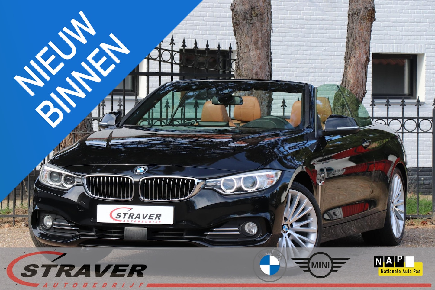BMW 4-serie Cabrio - 428i High Executive |Harman/Kardon |Nekverwarming |Stuurwielverwarming - AutoWereld.nl