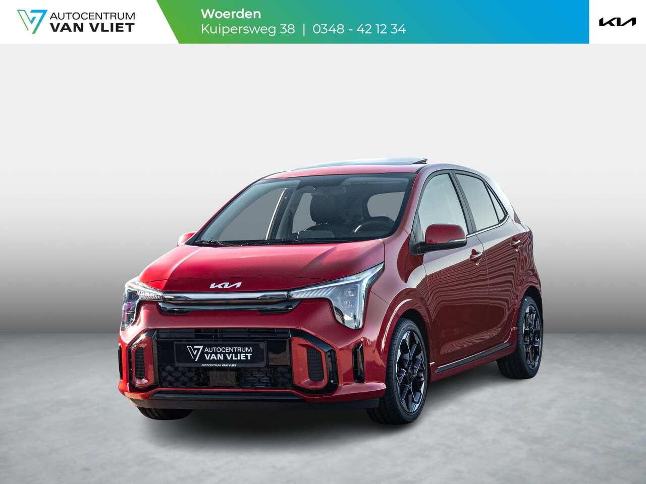 Kia Picanto - 1.0 GDi GT-Line | Schuif/kanteldak | Stoel & Stuur verwarming | Camera | Carplay | Direct - AutoWereld.nl