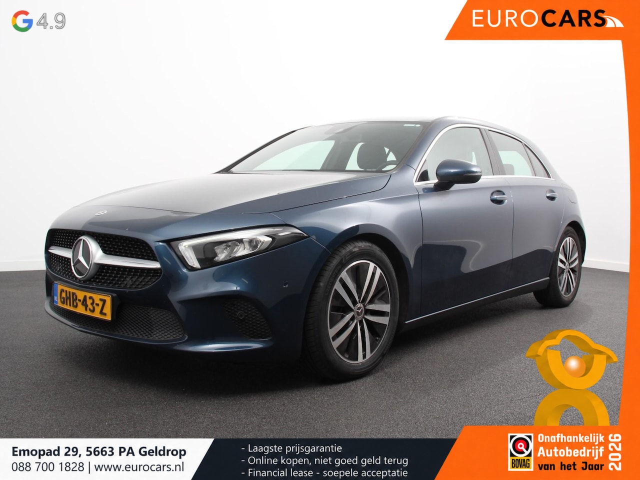 Mercedes-Benz A-klasse - 200 163pk DCT Progressive Navigatie Parkeersensoren Camera Cruise Control Stoelverwarming - AutoWereld.nl