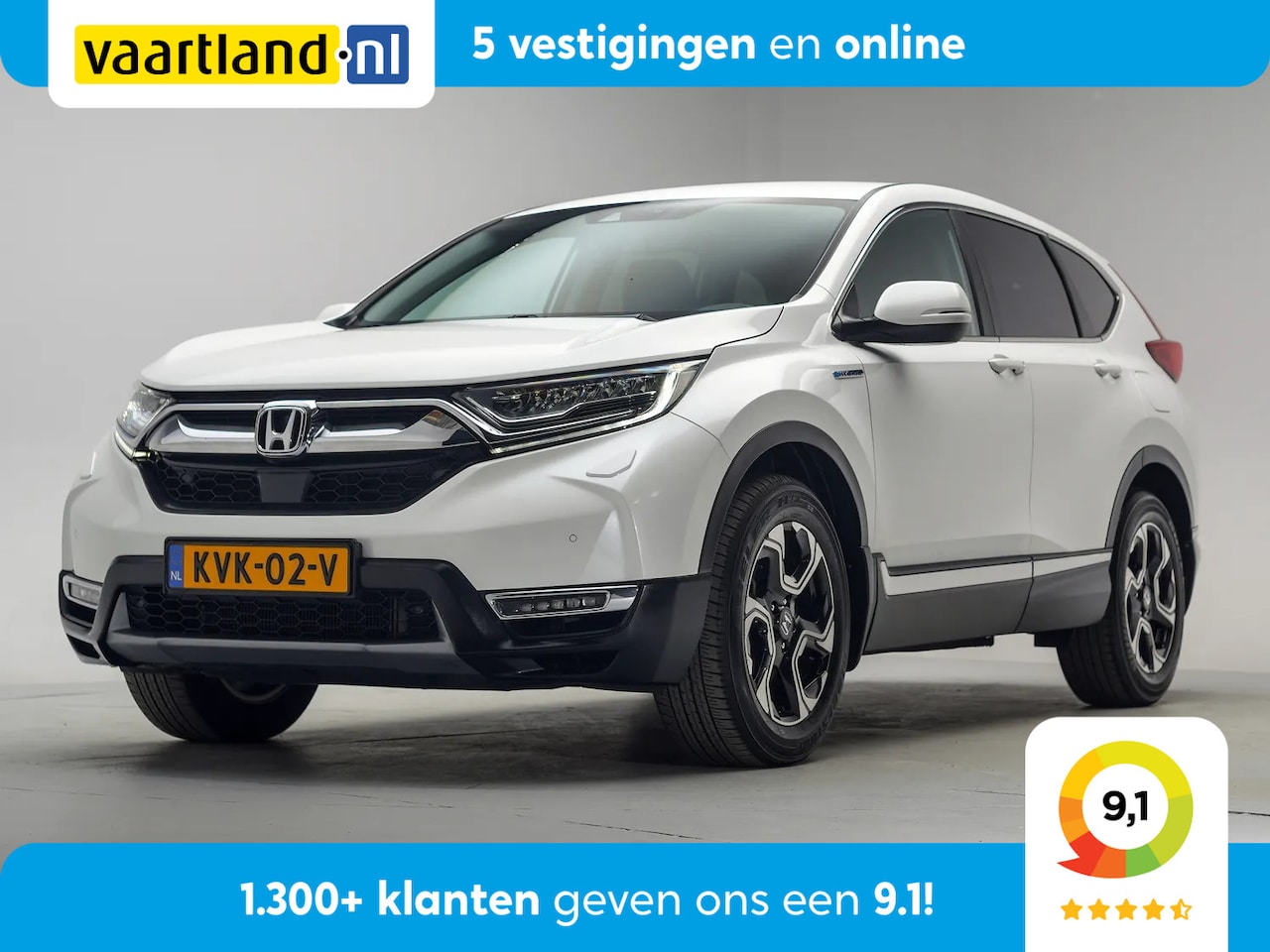 Honda CR-V - 2.0 Hybrid AWD Lifestyle [ Adapt.cruise Camera Navi Stoelverwarming Clima ] - AutoWereld.nl