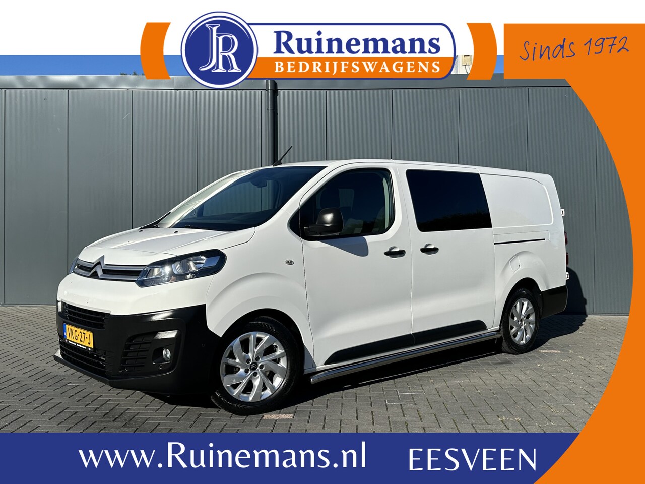 Citroën Jumpy - 2.0 BlueHDI 180 PK / AUTOMAAT / L3H1 / DUBBEL CABINE / 2x SCHUIFDEUR / TREKHAAK / CAMERA / - AutoWereld.nl