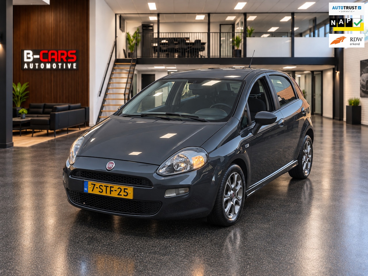 Fiat Punto Evo - 0.9 TwinAir Airco|Cruisec|Navi|Pdc - AutoWereld.nl