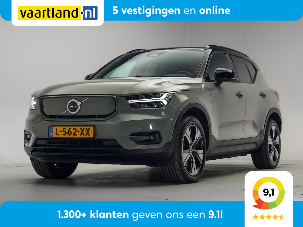 Volvo XC40 - Recharge P8 AWD R DesIgn [ Trekhaak Harman/Kardon Stoel-en stuurverwarming ] - AutoWereld.nl