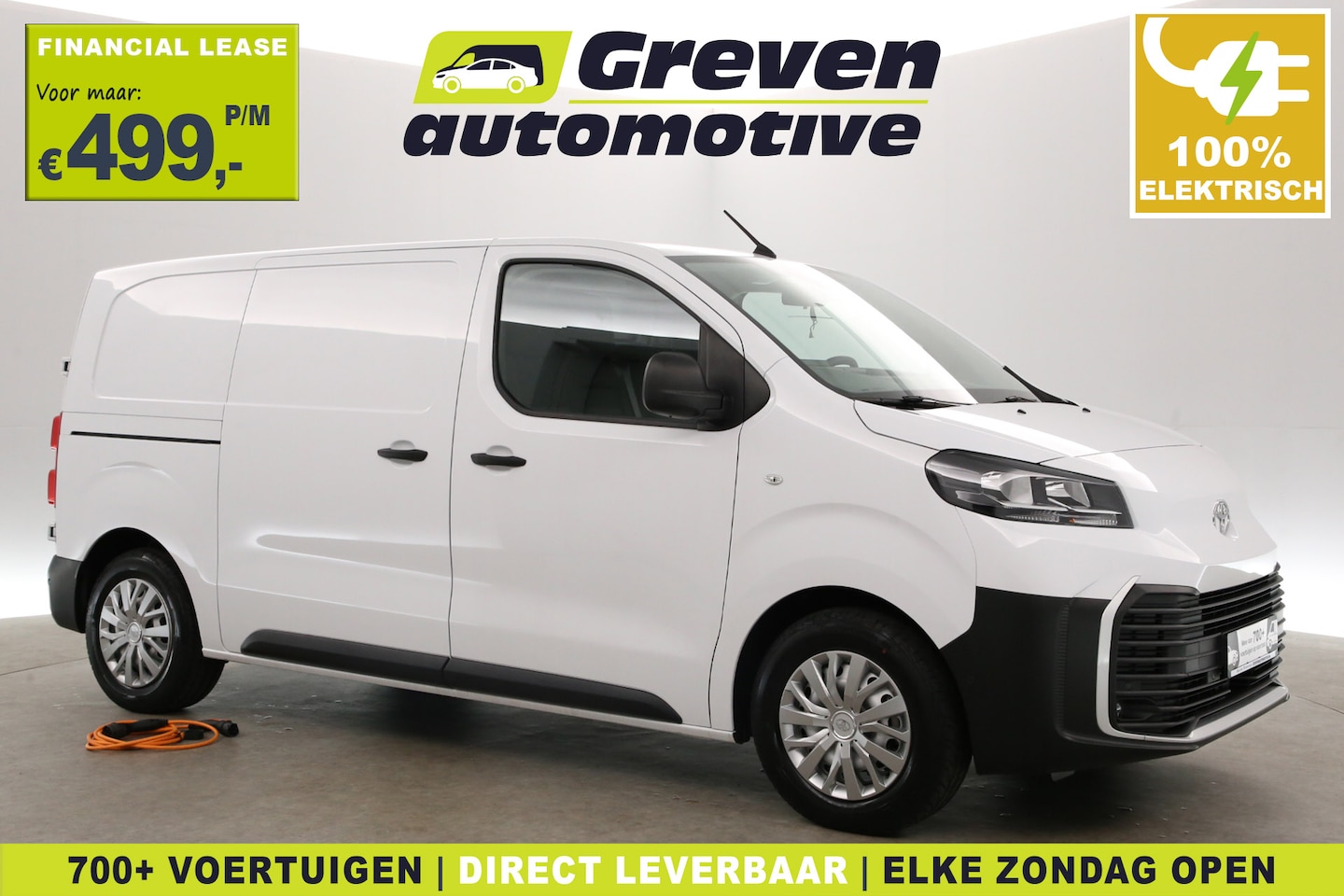 Toyota ProAce Electric Worker - 75kWh L2H1 Long Range | NIEUW | Airco | Carplay | 3 Zits - AutoWereld.nl