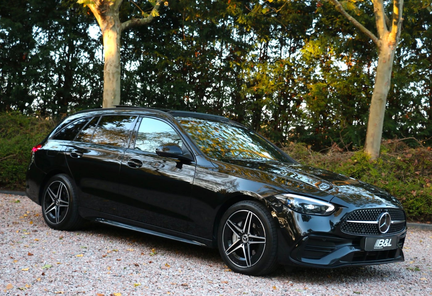 Mercedes-Benz C-klasse Estate - 300 e Hybride Aut 335Pk AMG Line Fully Loaded Full Option Massage Head-up Pano Vol Leer St - AutoWereld.nl