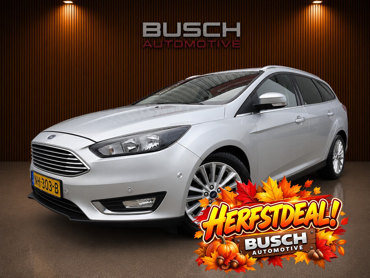 Ford Focus Wagon - 1.0 Titanium | NIEUWE D-RIEM | NAVI | PDC | - AutoWereld.nl