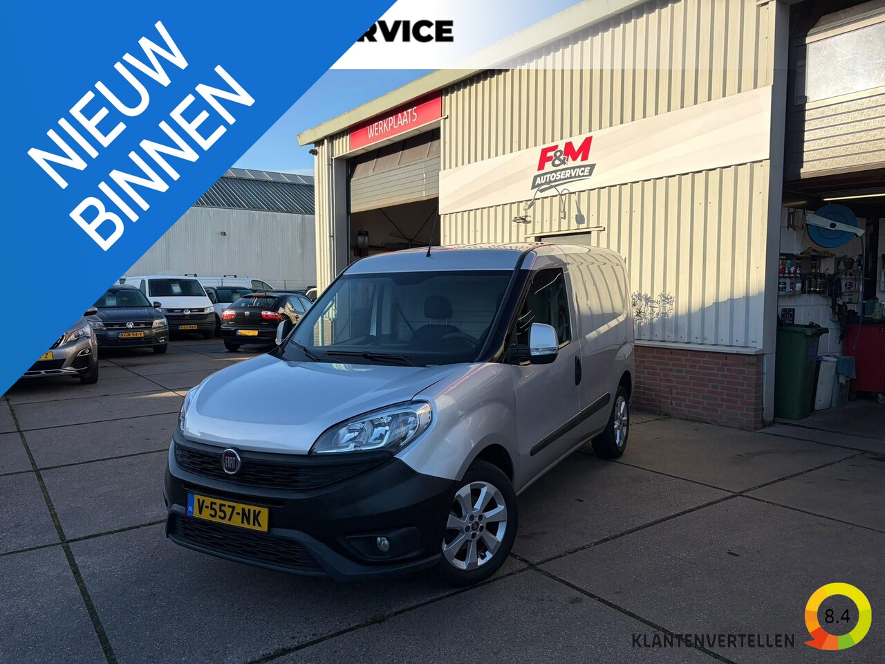 Fiat Doblò Cargo - 1.3 MJ L1H1 SX Airco, cruise, pdc achter, trekhaak - AutoWereld.nl