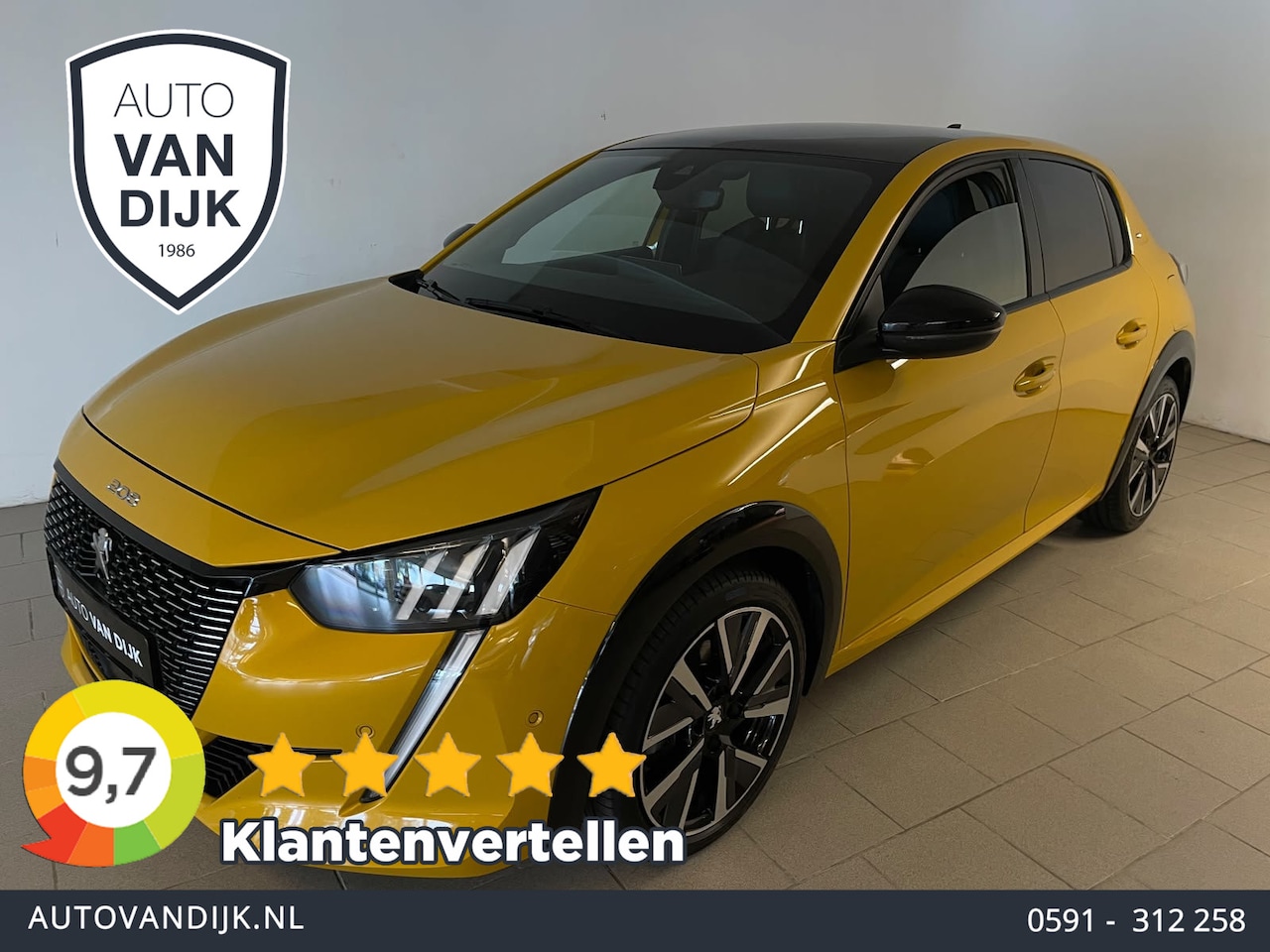Peugeot 208 - 1.2 PureTech GT AIRCO NAVI CRUISE PANO DAK BLUETOOTH APPLE CARPLAY MULTI STUUR METALLIC LA - AutoWereld.nl