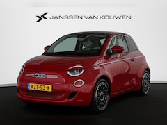 Fiat 500 - La Prima 42 kWh Pano Leder Stoelverwarming JBL Camera Apple CarPlay