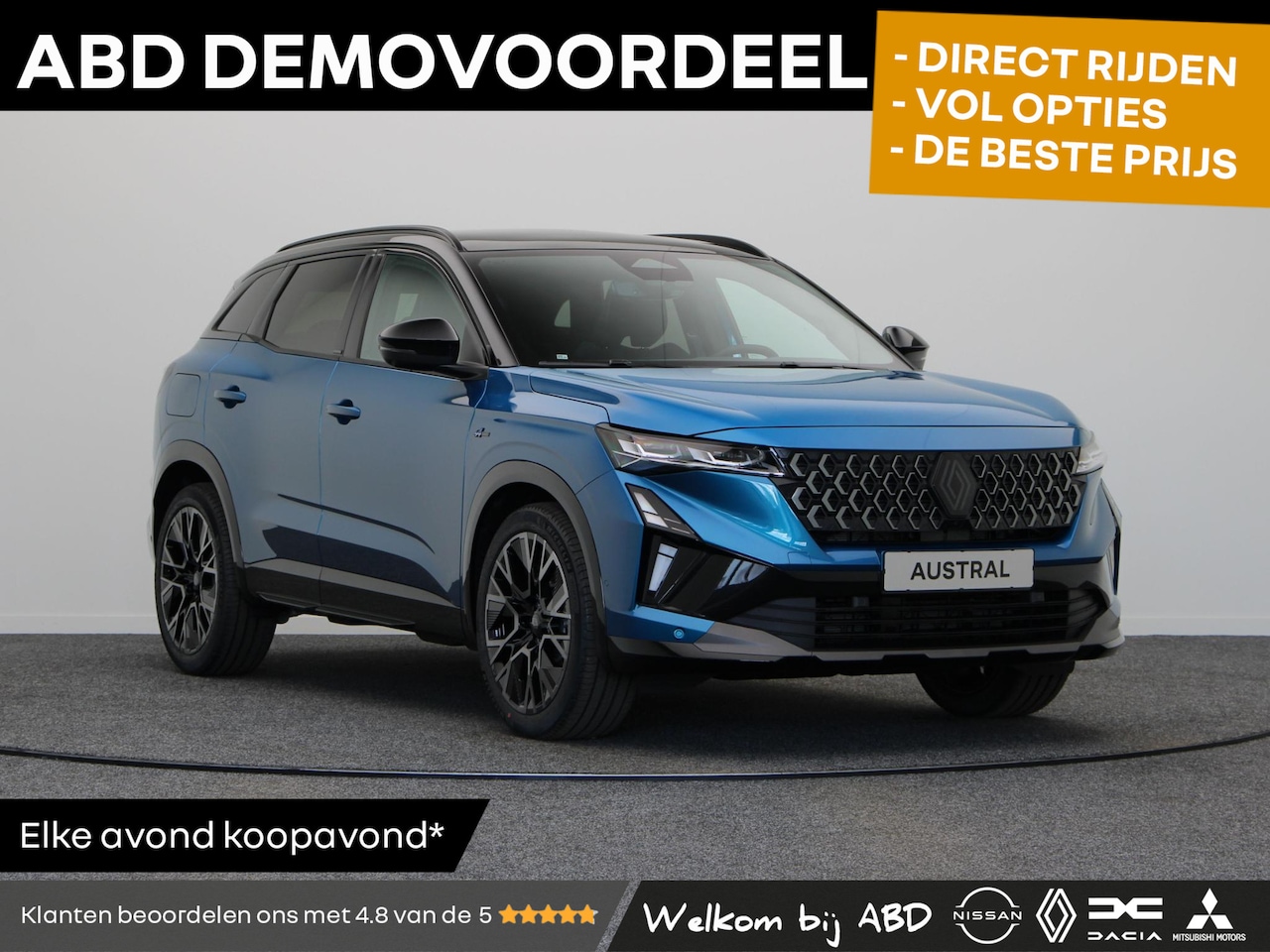 Renault Austral - E-Tech full hybrid 200pk esprit Alpine | Vijf jaar garantie | Panoramisch dak | Harman Kar - AutoWereld.nl