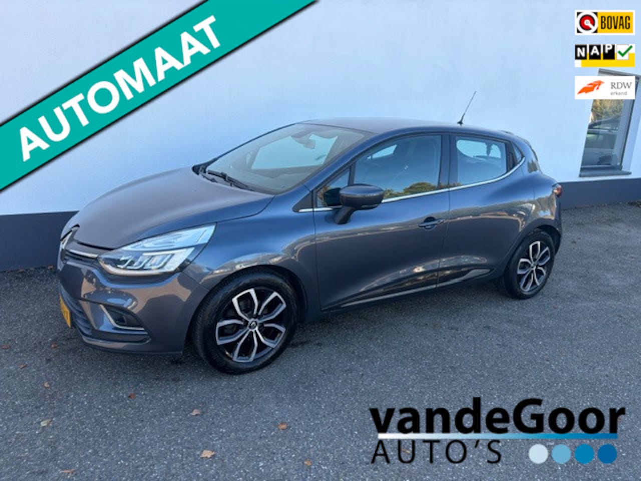 Renault Clio - 1.2 TCe Intens 1.2 TCe Intens, '17, aut., navi, camera, keurige auto ! - AutoWereld.nl