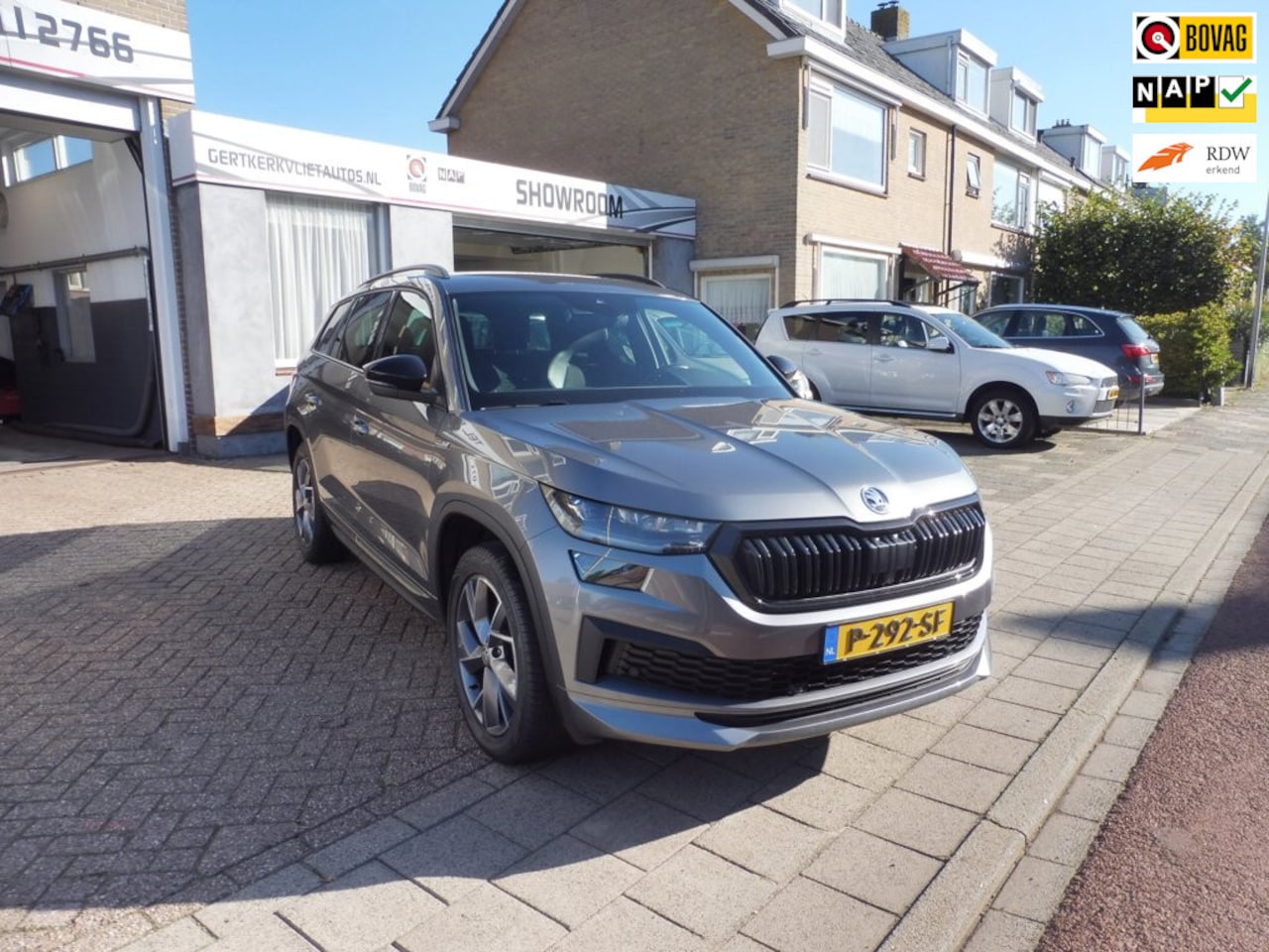 Skoda Kodiaq - 1.5 TSI Sportline Business/DSG/Trekhaak/Electrische Aklep/ Adaptive - AutoWereld.nl