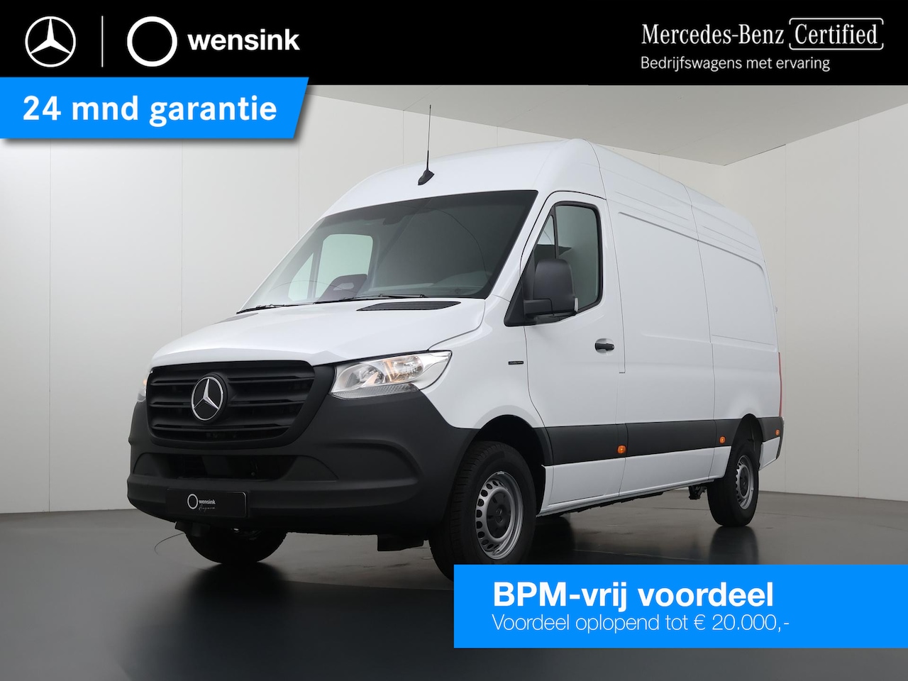 Mercedes-Benz eSprinter - 314 L2 H2 PRO | 56 kWh | Trekhaak | Stoelverwarming | 3-zits | Climate Control | Achteruit - AutoWereld.nl