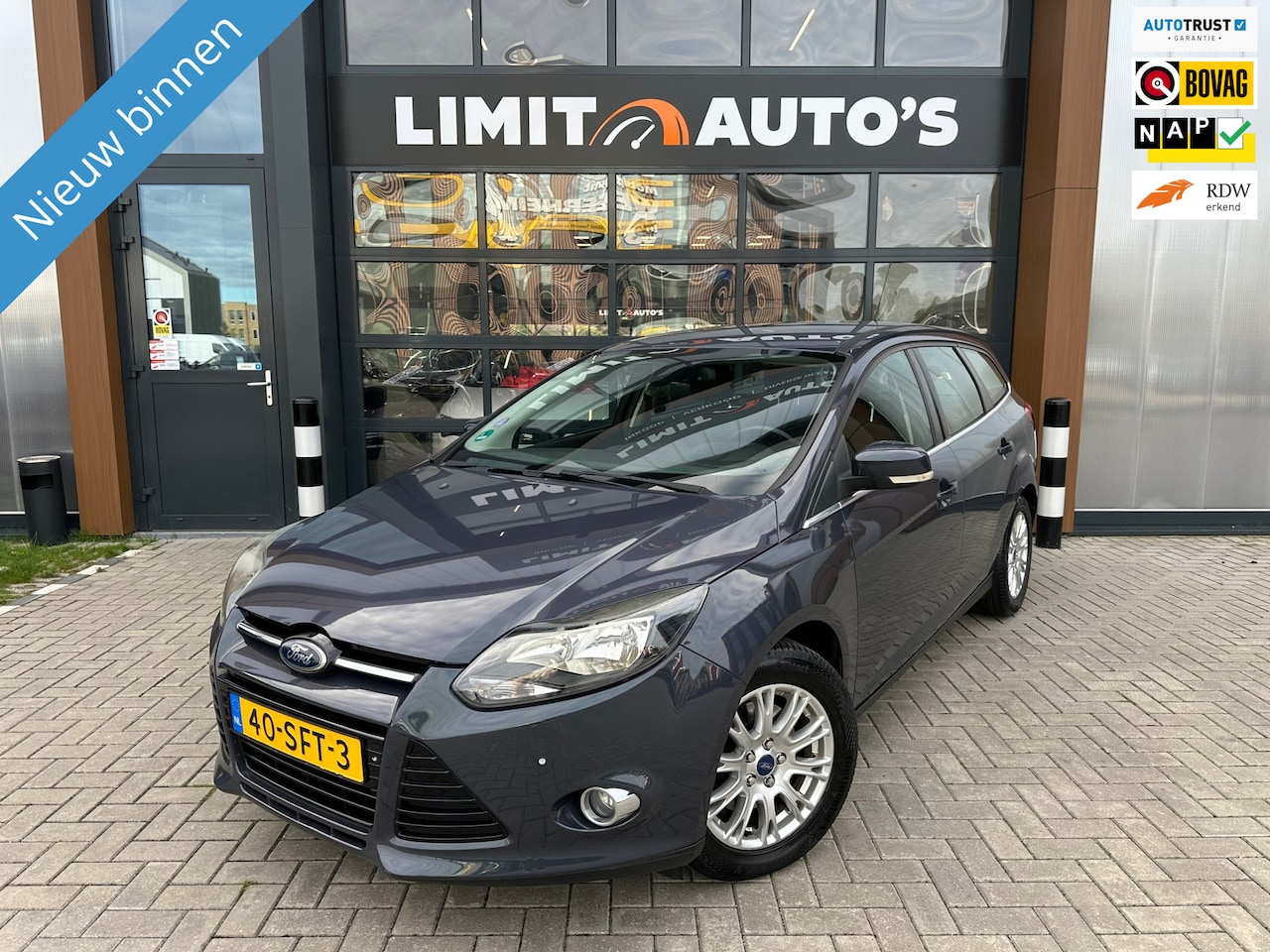 Ford Focus Wagon - 1.6 EcoBoost Titanium Climate/Cruise/Pdc/El.ramen/Lmv/6bak/Trekhaak/Nap/Apk - AutoWereld.nl