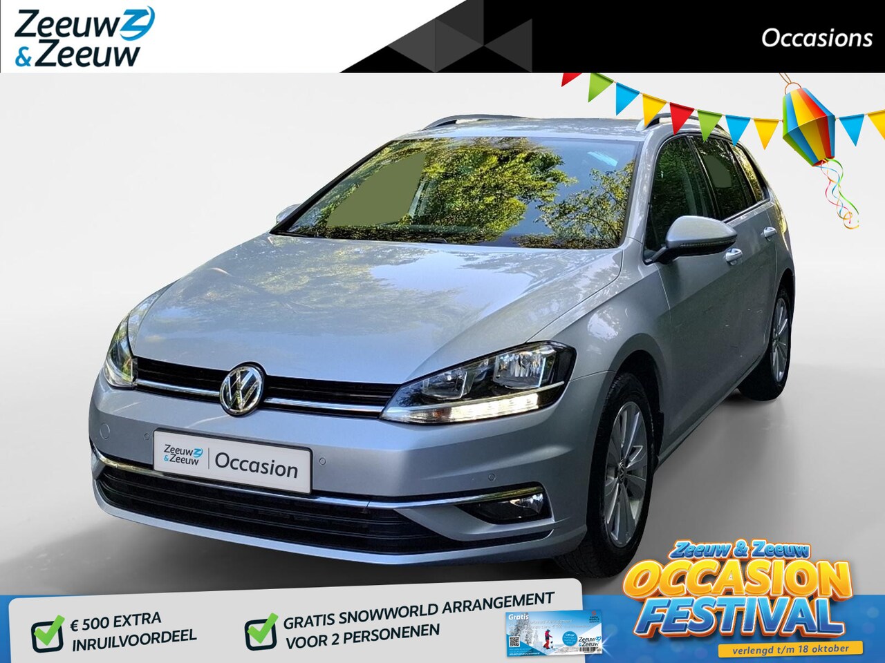 Volkswagen Golf Variant - 1.0 TSI Comfortline | TREKHAAK | LM VELGEN | CLIMATE | PARKEERSENSOREN | TELEFOON | - AutoWereld.nl