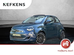 Fiat 500e - La Prima 42 kWh Cabrio | ACCU 94% | Navigatie | Leer | Stoelverwarming | Achteruitrijcamer