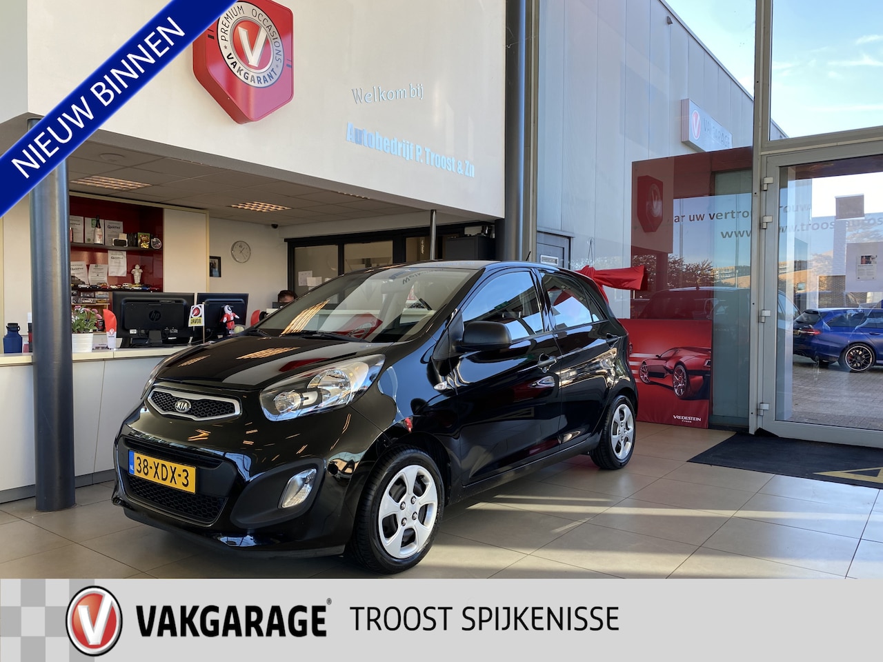 Kia Picanto - 1.0 CVVT 1.0 CVVT,5Deurs,5Zits,Dealeronderhouden,Bluetooth,Ipod Usb Aansluiting,Centraledeurvergren - AutoWereld.nl