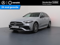 Mercedes-Benz C-klasse Estate - 300e 140 Years Edition | Panoramaschuifdak | Night Pakket | AMG-line | Alpine grijs |