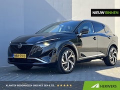 Nissan Qashqai - 1.3 MHEV Xtronic Tekna Plus / 10 Jaar More / Luxe Leder / Panorama dak / HUD / BOSE / Came