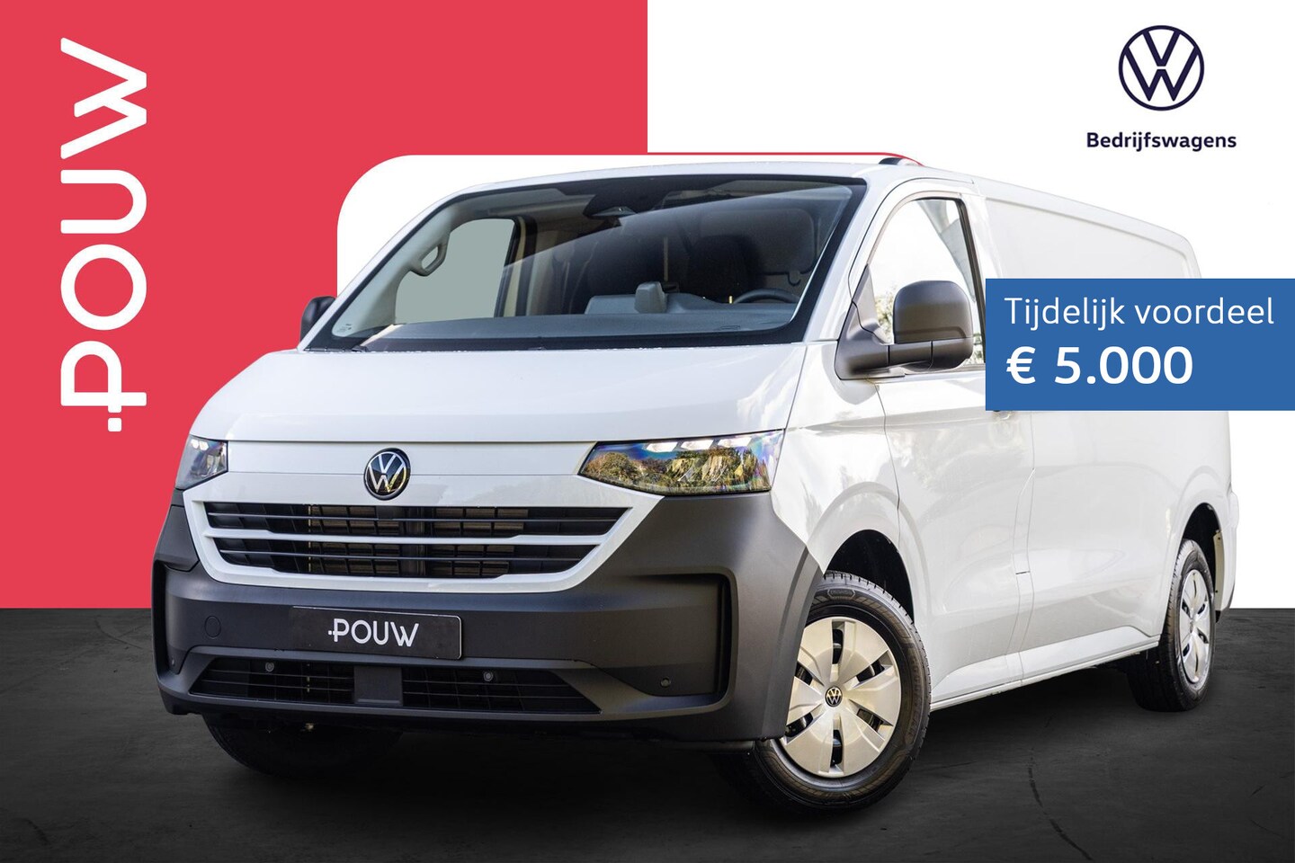 Volkswagen Transporter - 2.5 eHybrid 233pk L2H1 30 Life | Trekhaak | Stoelen Pakket - AutoWereld.nl