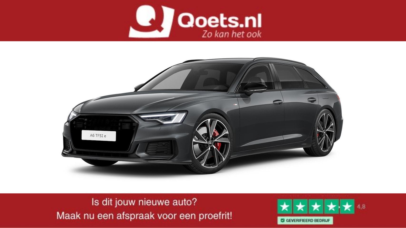 Audi A6 Avant - 55 TFSI e quattro Trekhaak - Adaptieve Cruise Control - B&O - Privacy glas - Sportstoelen - AutoWereld.nl
