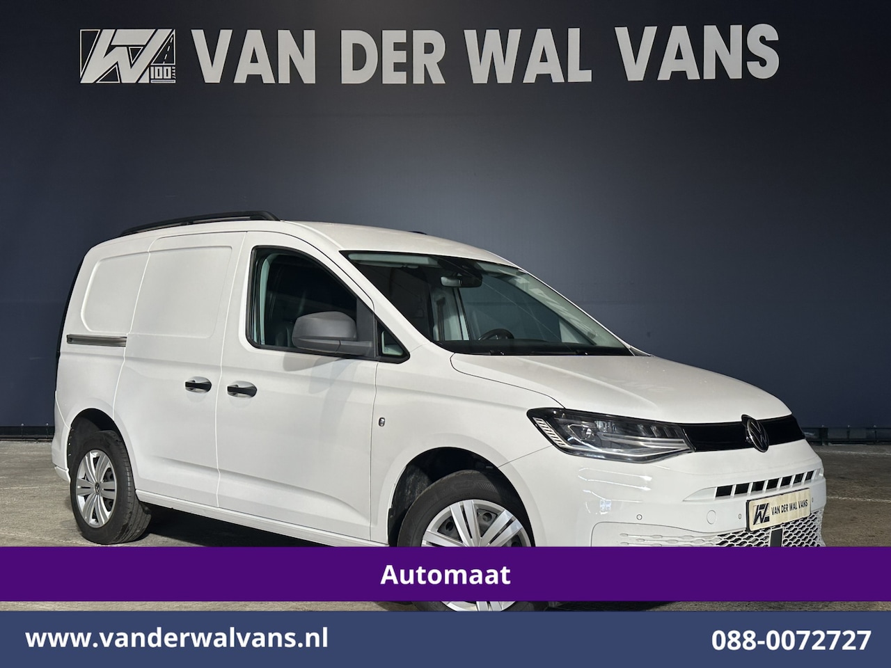 Volkswagen Caddy - 2.0 TDI 123pk Automaat L1H1 Euro6 Airco | Camera | Navigatie | Adaptieve Cruisecontrol Sto - AutoWereld.nl