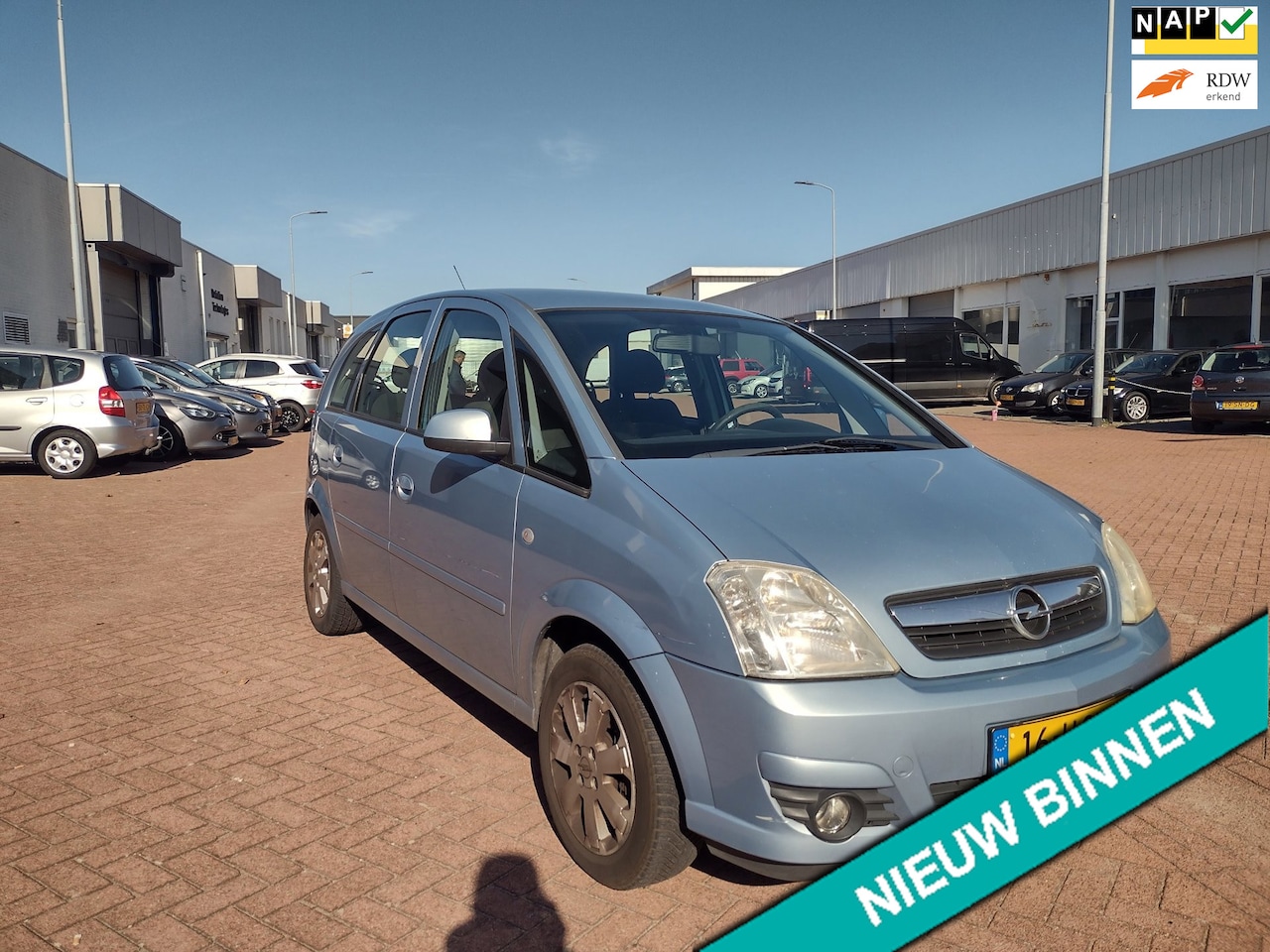 Opel Meriva - 1.6-16V Temptation MOOIE AUTO BEL 0619590613 APK 23-08-2027 AIRCO 5 DRS HOGEN IN STAP - AutoWereld.nl