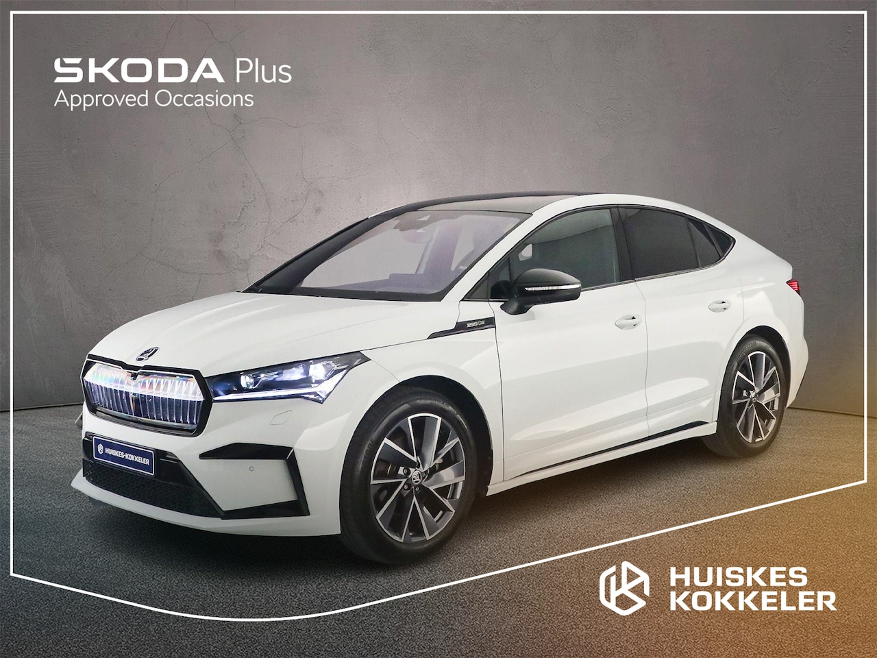 Skoda Enyaq Coupé iV - 60 Sportline 180pk Automaat Trekhaak, Warmtepomp, Panoramadak, Adaptive cruise control, CA - AutoWereld.nl
