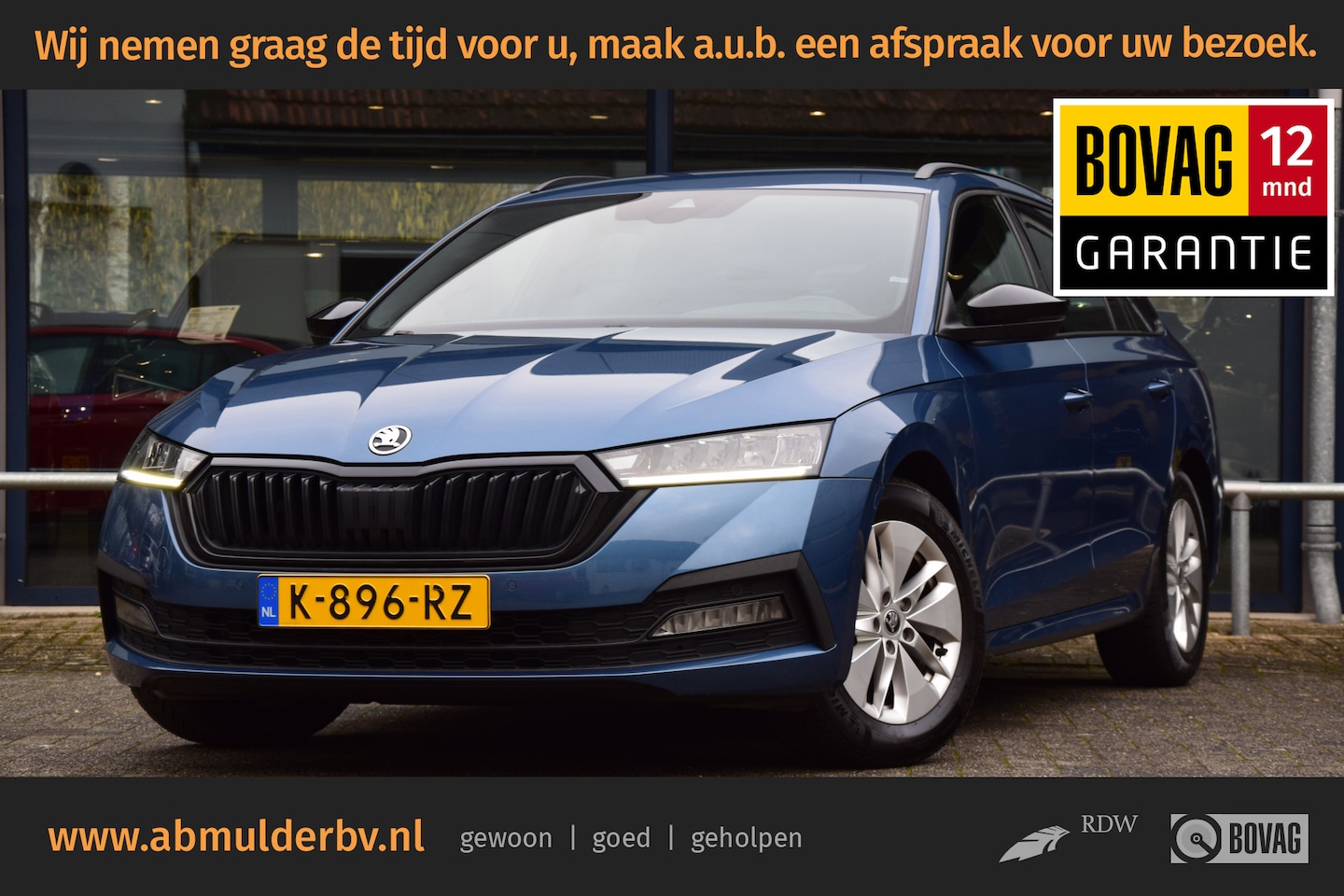 Skoda Octavia Combi - 1.0 e-TSI 110PK Sport Business | Org. NL | BOVAG Garantie | Virtual Cockpit | Apple Carpla - AutoWereld.nl
