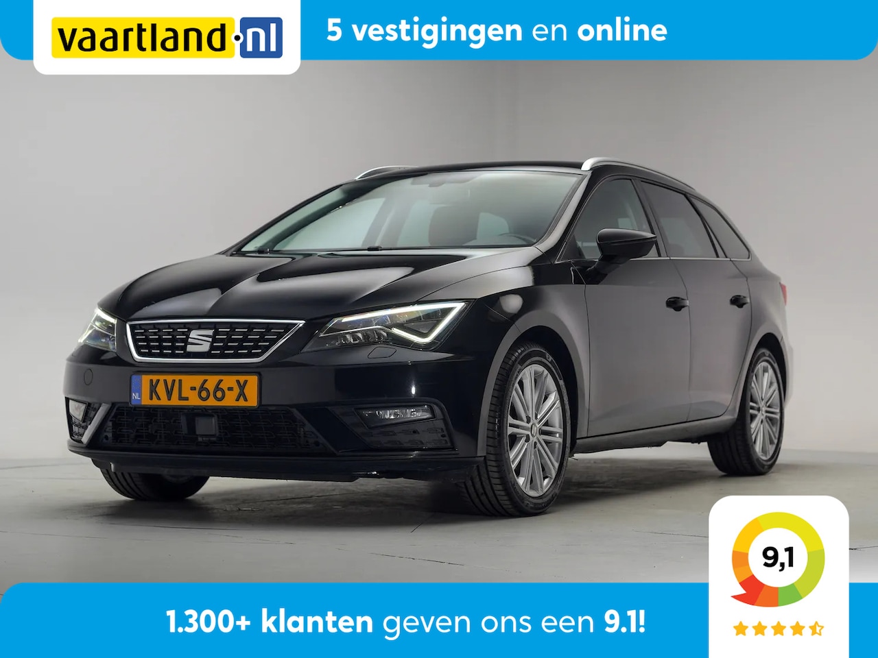 SEAT Leon - 1.5 TSI Xcellence Aut. [ Navi Stoelverwarming Trekhaak ] - AutoWereld.nl